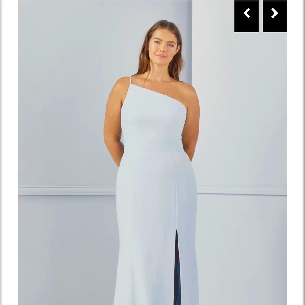 Amsale Sloan Size 6 - Ice